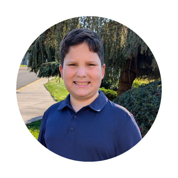 Center School student smiling