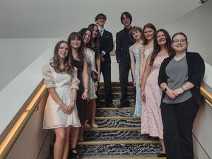 Ten BPA students compete at the state BPA convention.