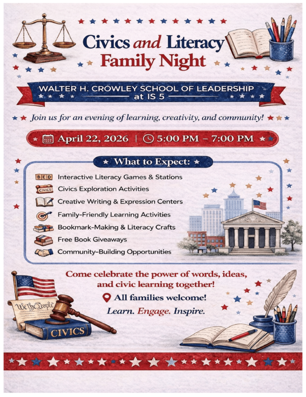 Civics & literacy flyer
