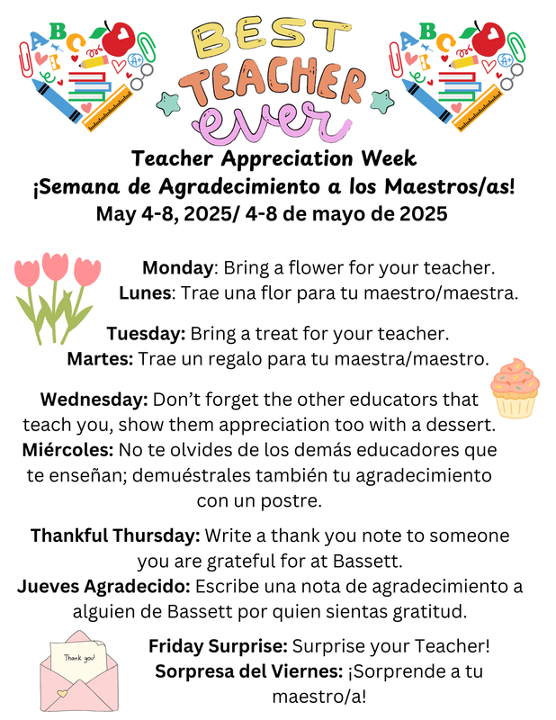 Teacher apreciation