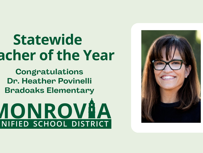 Congratulations Dr. Heather Povinelli for receiving Teacher of the Year at three levels; district, county and state! You make us proud to be Bobcats.