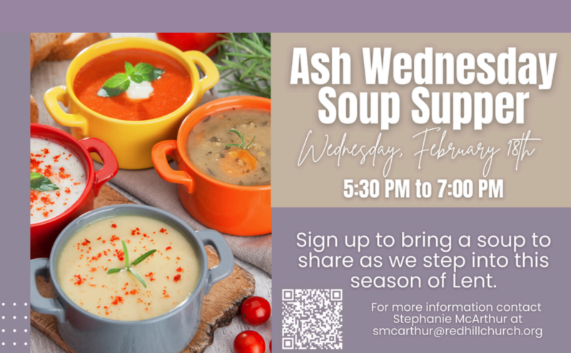 Ash Wednesday Soup Supper