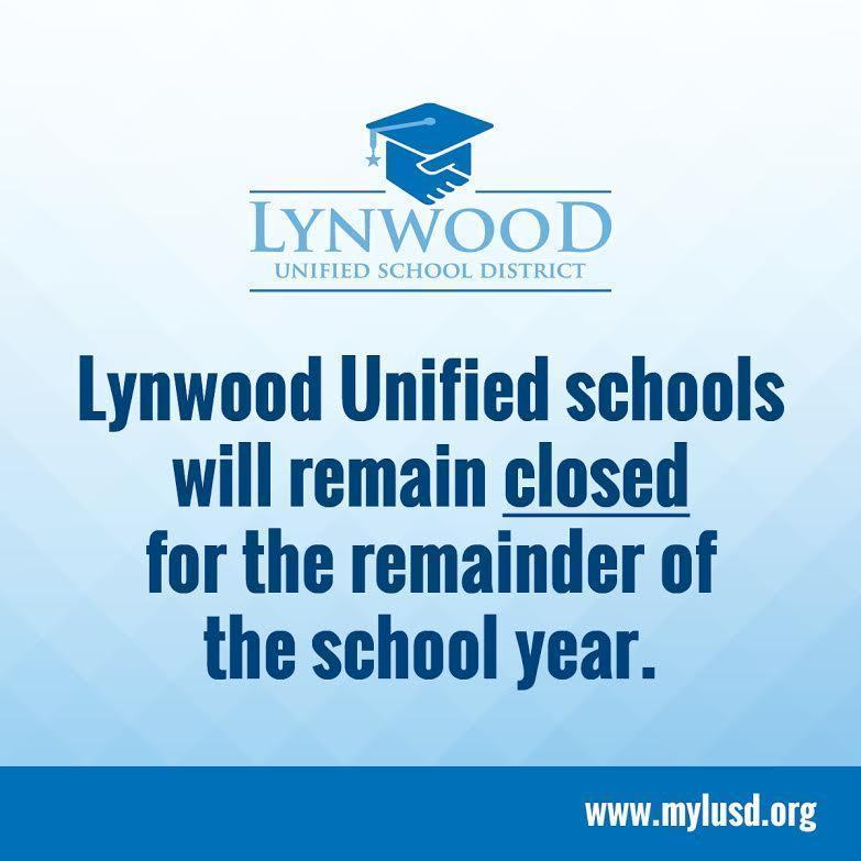 Schools to Remain Closed for Remainder of School Year | Escuelas Permanecerán Cerrados el Resto del A~no Escolar Featured Photo