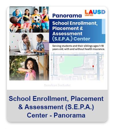 School Enrollment, Placement & Assessment (SEPA) Panorama Flyer_btn