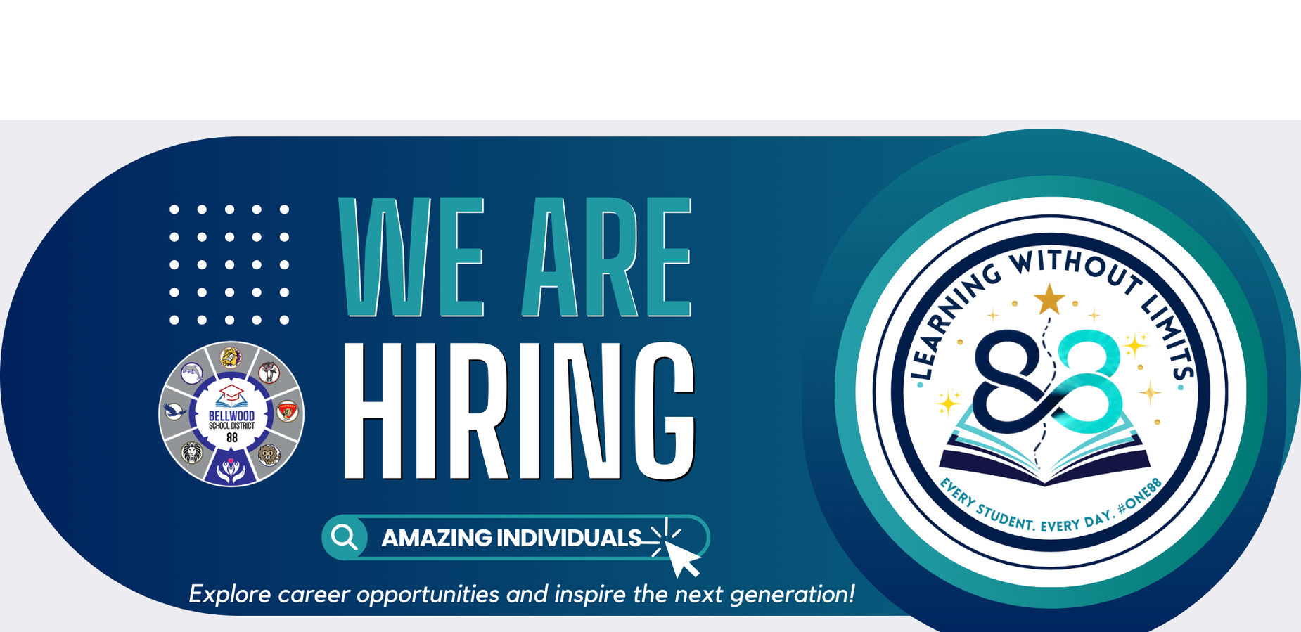 Website banner we are hiring 2026