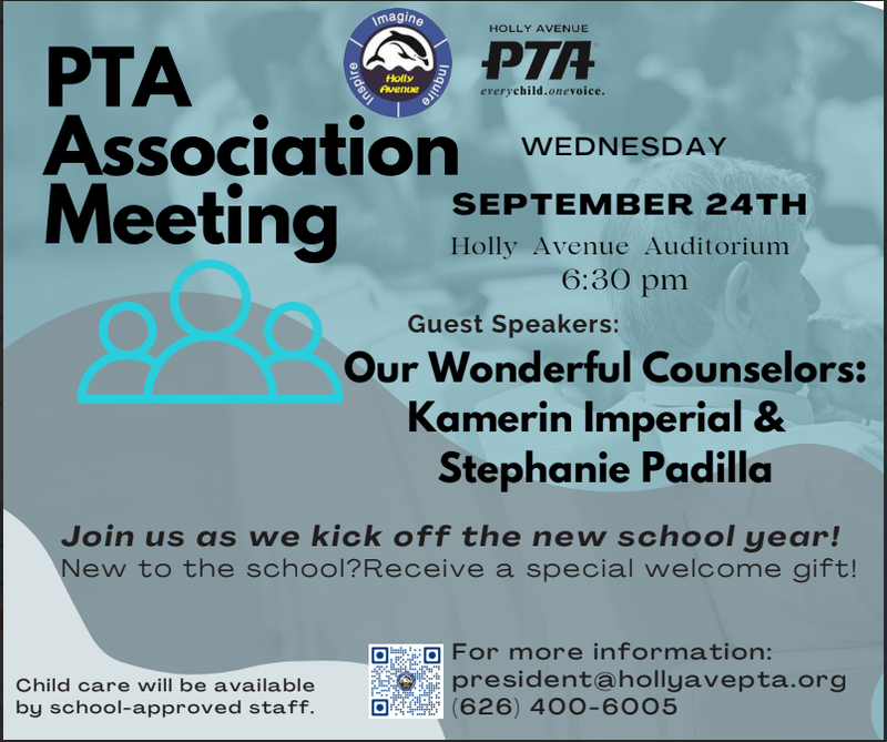 PTA Meeting 9-24