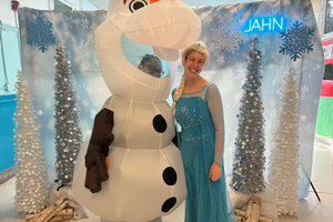 Elsa and Olaf