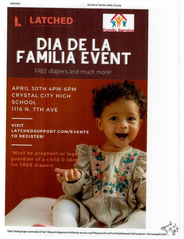 Dia De La Familia Event. Free diapers and much more. Featured Photo
