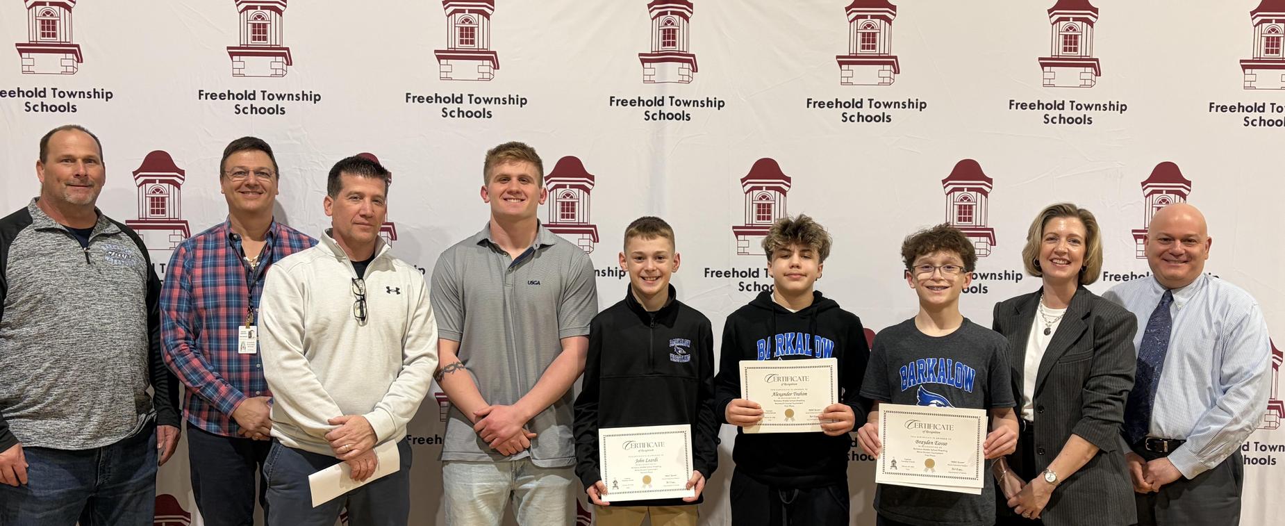 CTB Wrestling Team Awards