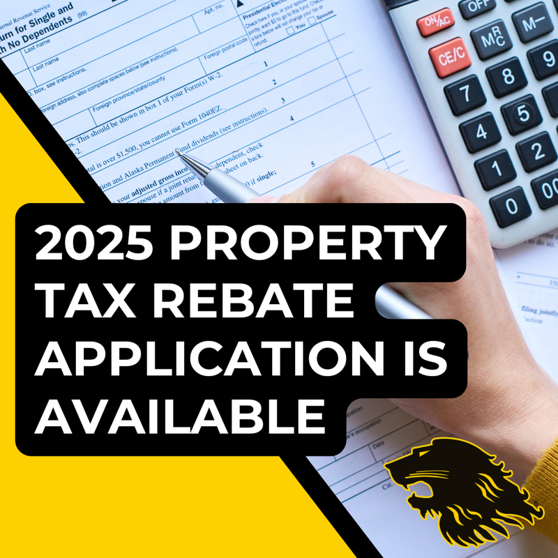 2025 Property Tax Rebate Application is Available