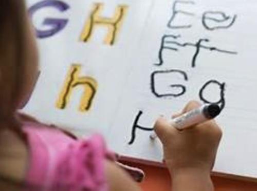 Student struggles with writing letters