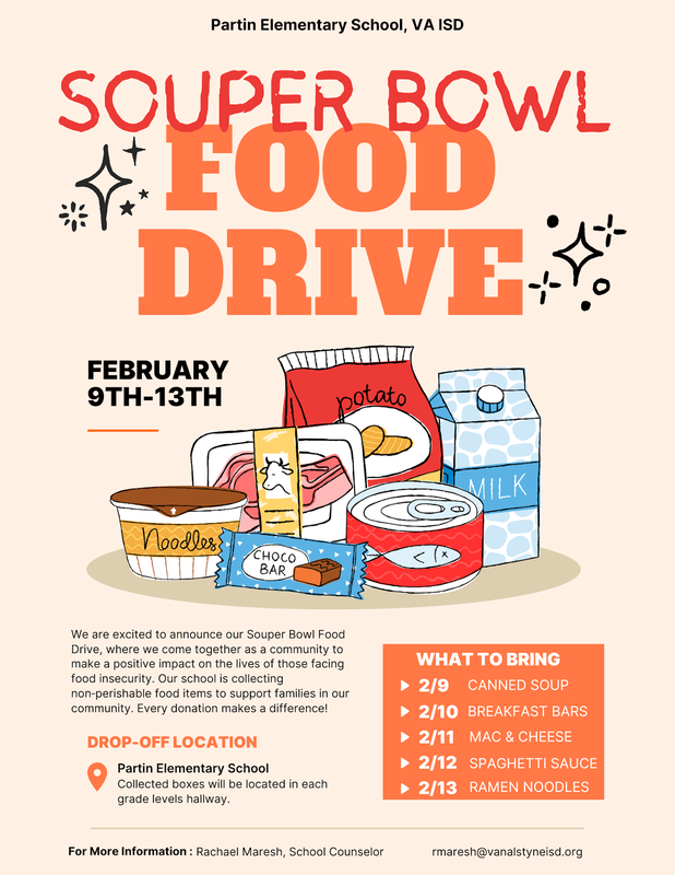 Partin Food Drive Thumbnail Image