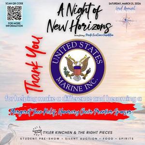 Wow! WHAT A HUGE THANK YOU to our Margaret Jean Kalif, HONORARY CHAIR PREMIER SPONSOR, UNITED STATES MARINE INC for supporting the Pass Pirate Excellence Foundation and helping us create meaningful opportunities for our students!