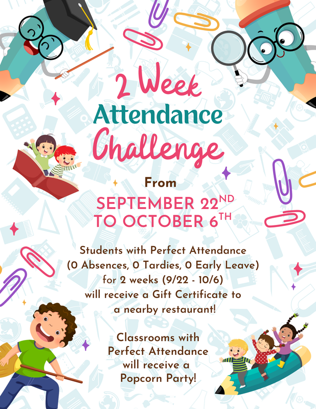 Attendance Challenge Flyer