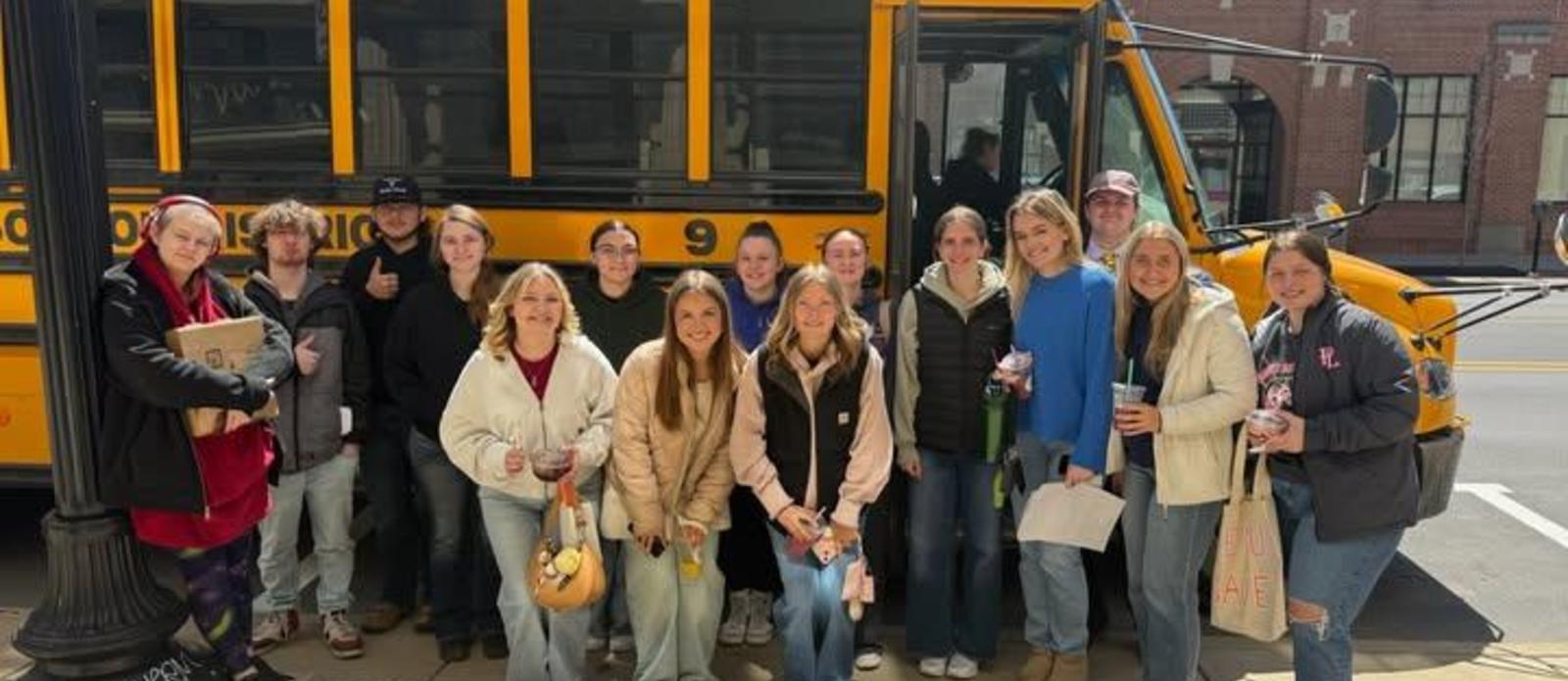 Seniors participating in soft skills challenge in Indiana.