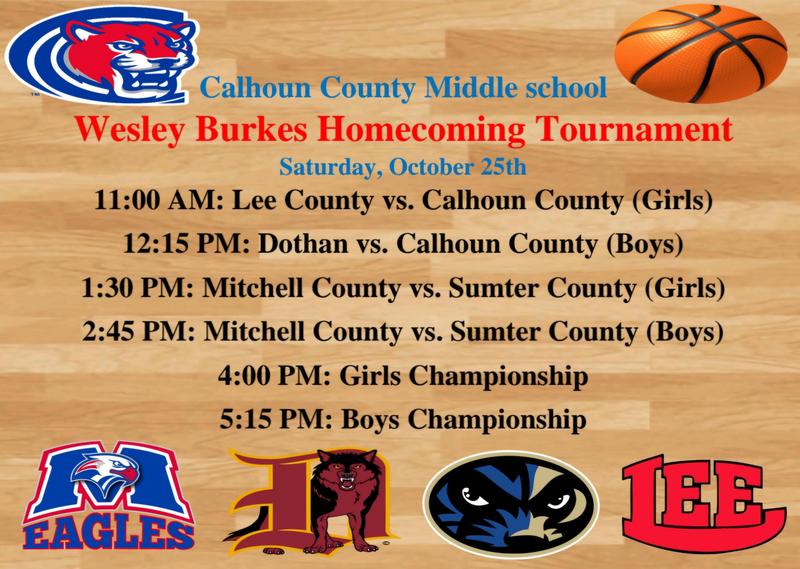 Homecoming Tournament Flyer