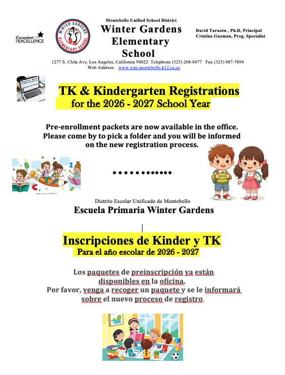 K Registration Info.