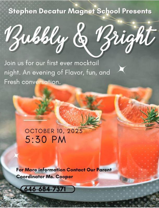 Bubbly and Bright Parent Event