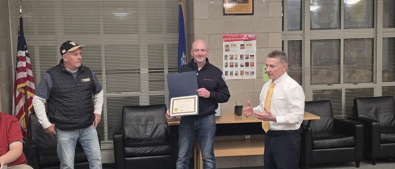 Beacon Hose member acknowledged at BOE meeting