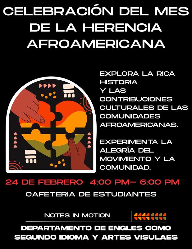 Celebración de la Historia Afroamericana. Todo el texto en la publicación adjunta.