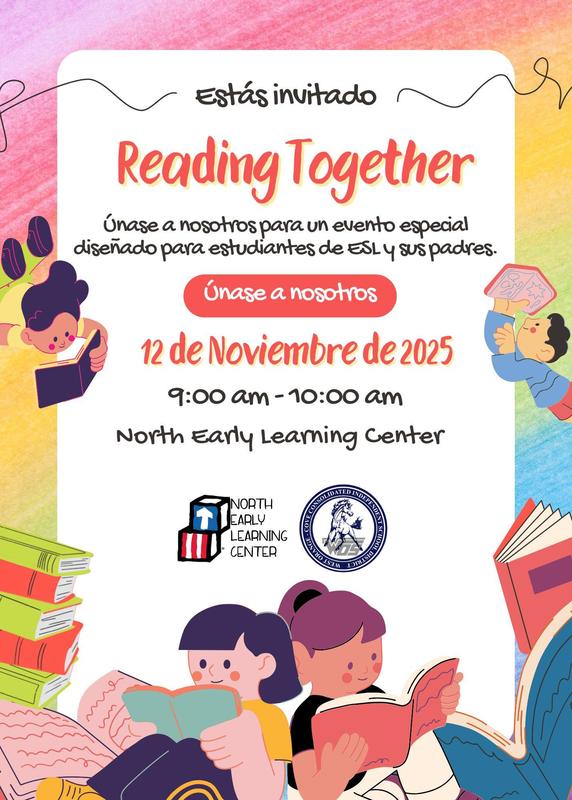 ESL Reading Event Flyer in Spanish