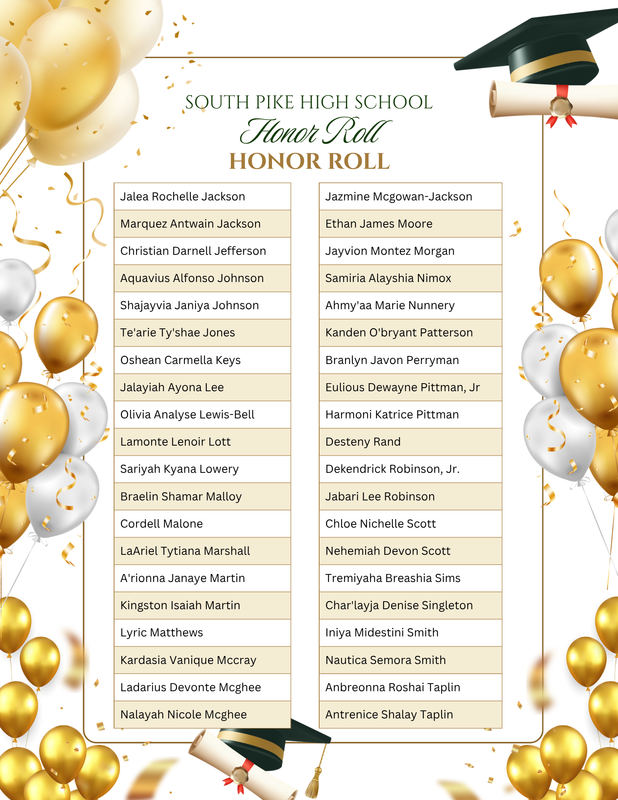 spsd 2025-2026 honor roll