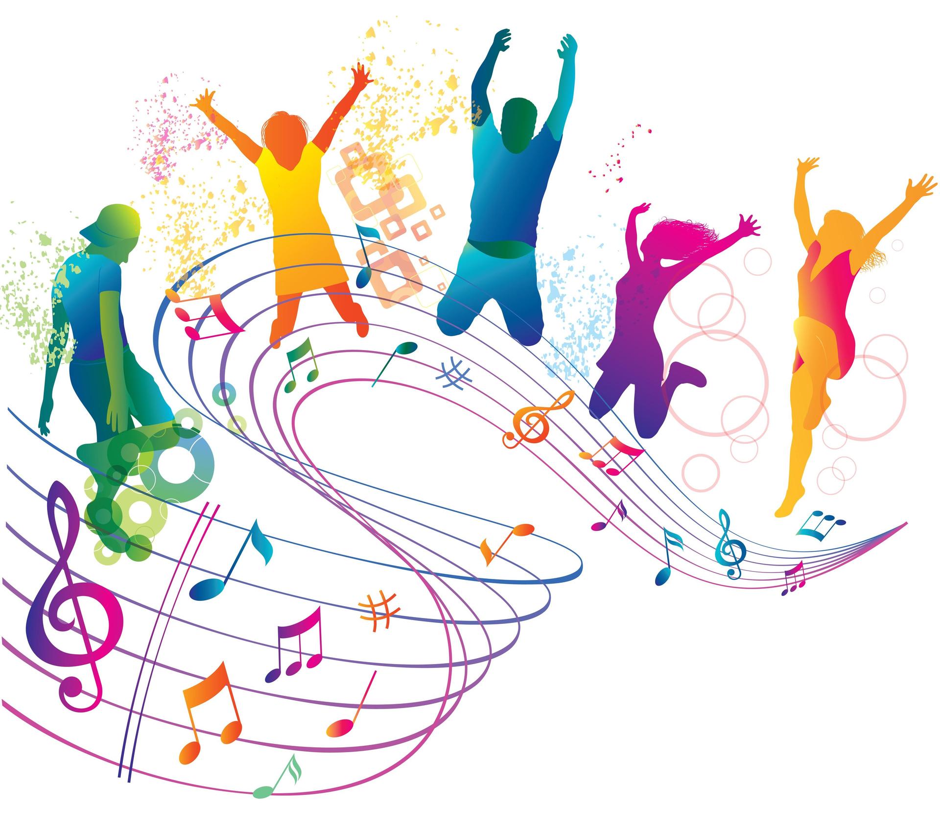 rainbow kids and music