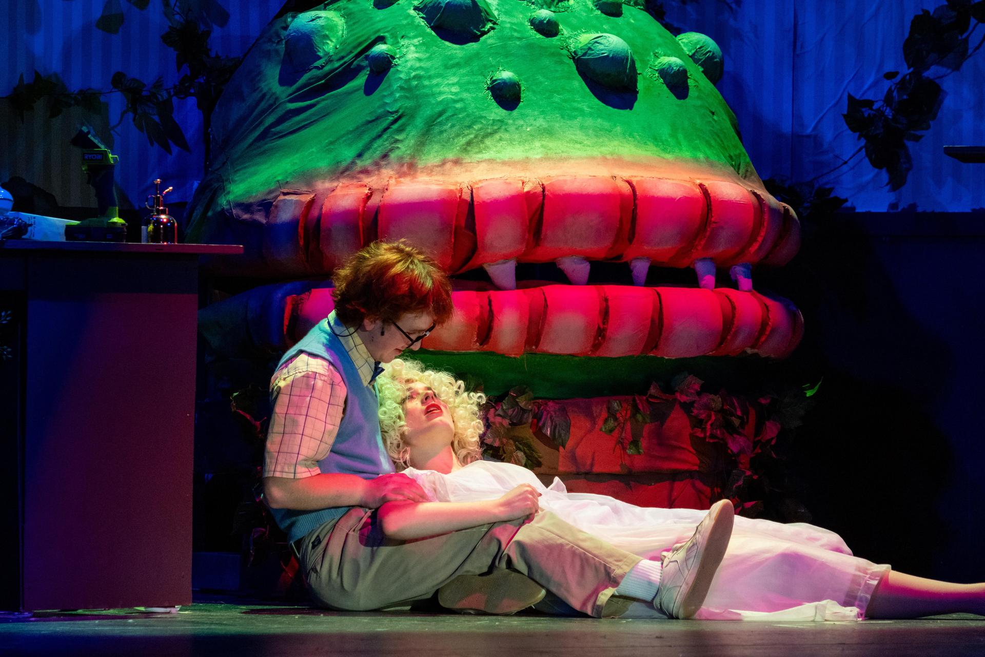 A scene from Little Shop of Horrors