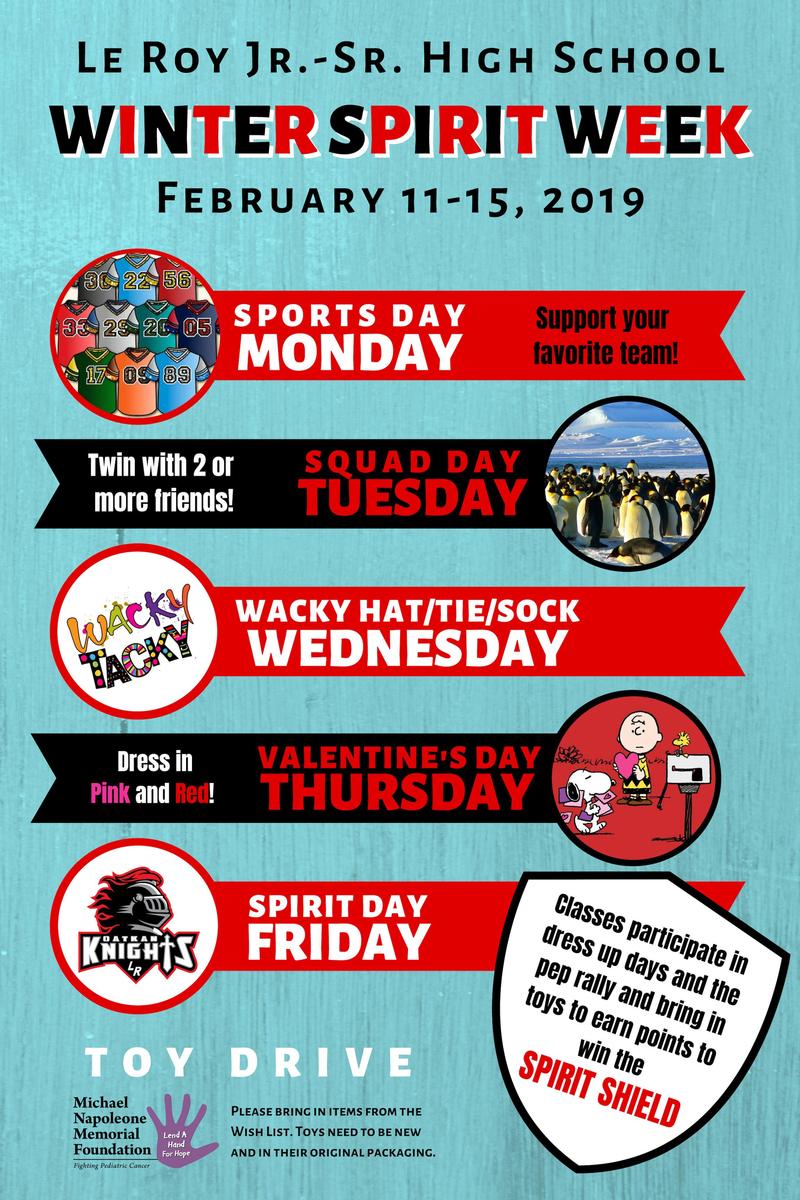 2019 Winter Spirit Week