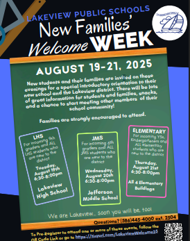 Welcome Week Flyer