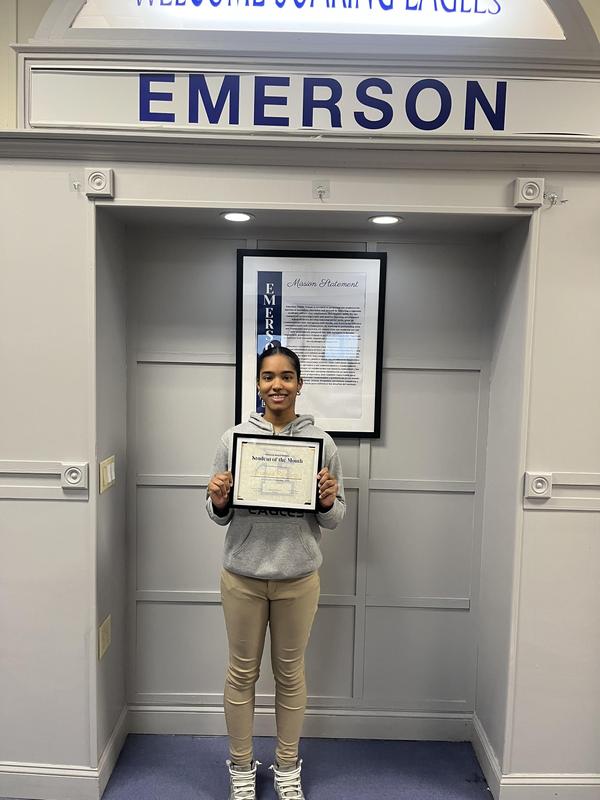 Emerson Middle School December 2025 Students of The Month
