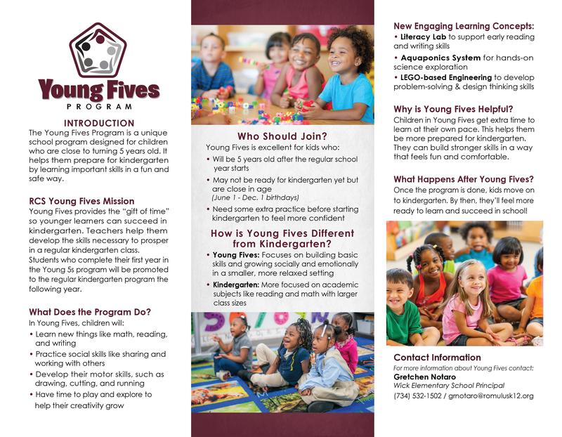 RCS Young Fives Flyer