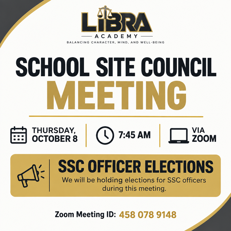 SSC Meeting Next Thursday at 7:45 AM on Zoom Thumbnail Image