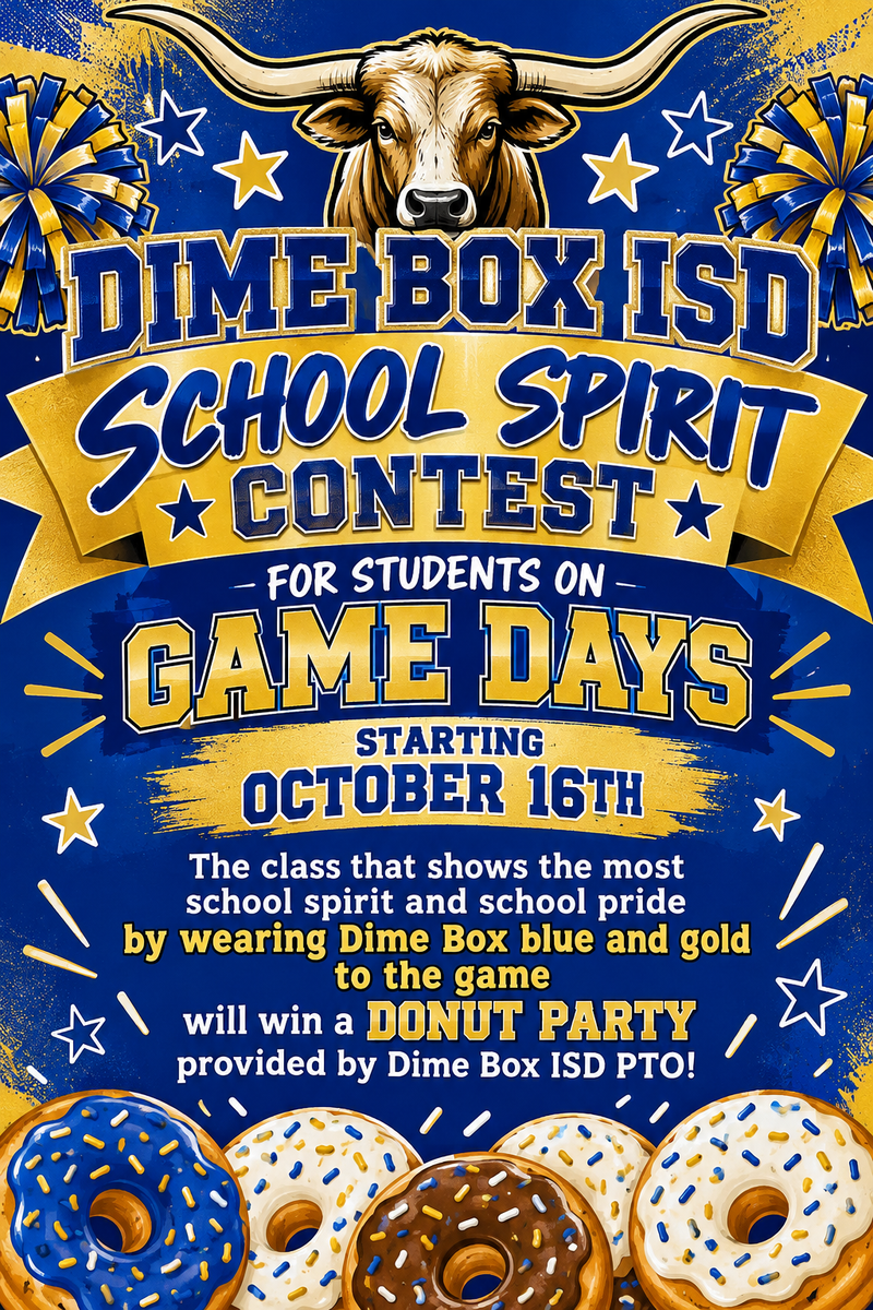 Show us your SCHOOL SPIRIT! 💙 **Contest** 💛 Thumbnail Image