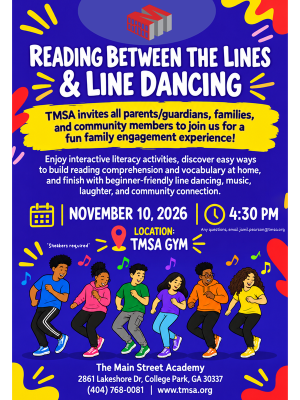 TMSA Invites Families to 'Reading Between the Lines & Line Dancing' Event Featured Photo