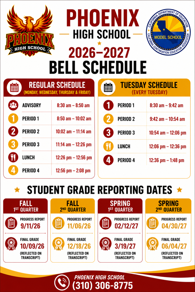 Bell Schedule 1