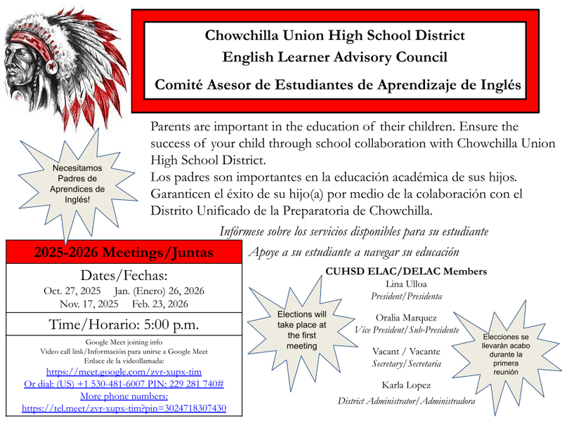 CUHSD ELAC/DELAC