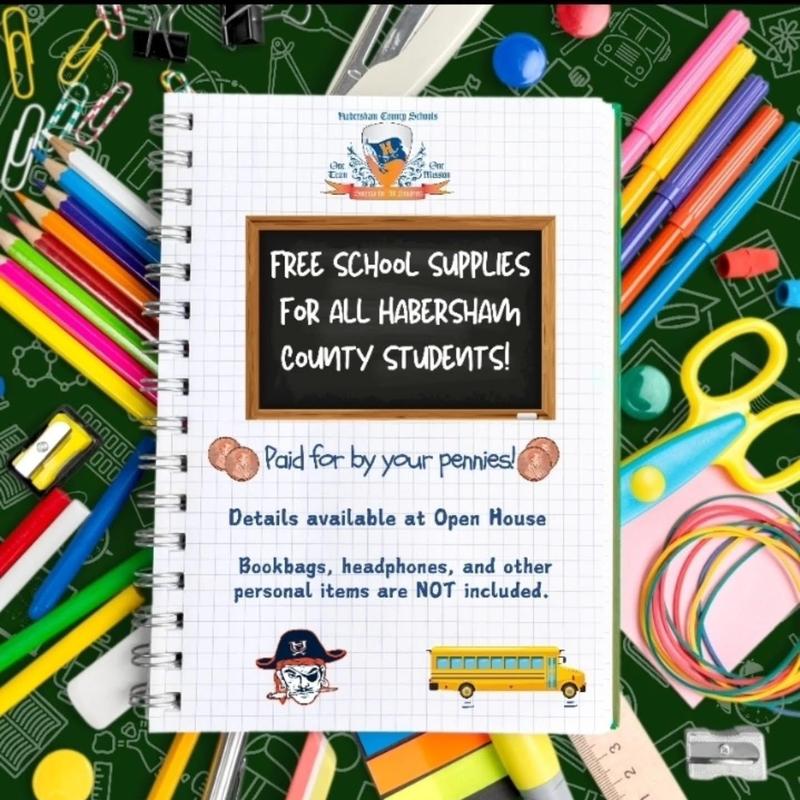 Free School Supplies For All Habersham County Students