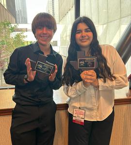 Christian Yepez and Juliana Barrientoz are FCCLA National Qualifiers
