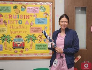 Nurse Aly Bohmfalk at Meyer