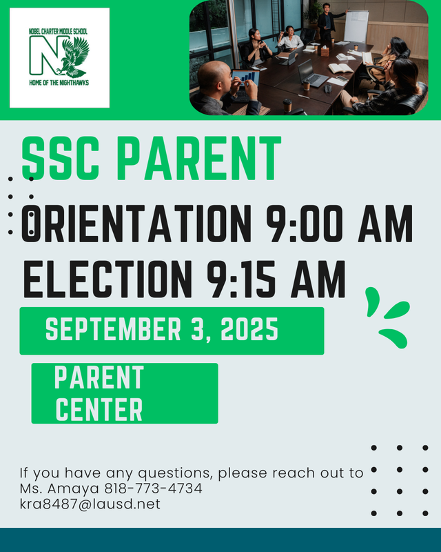 SSC - School Site Council Parent Meeting Featured Photo