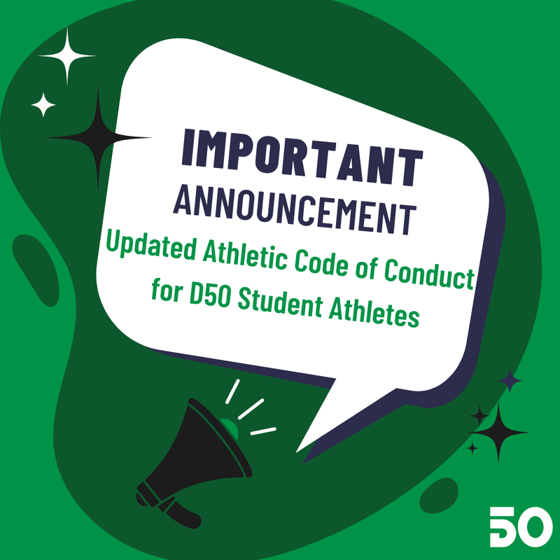 Updated Athletic Code of Conduct