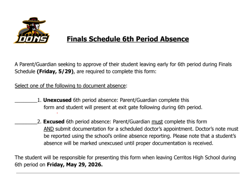 go to cerritoshs.us/no6thnote for the pdf