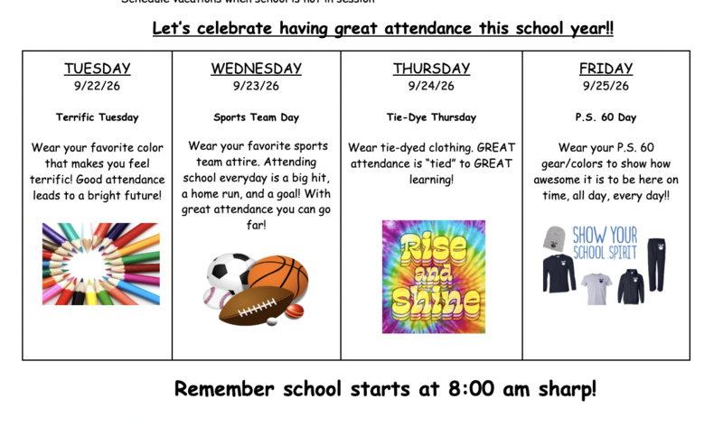 Attendance Spirit Week