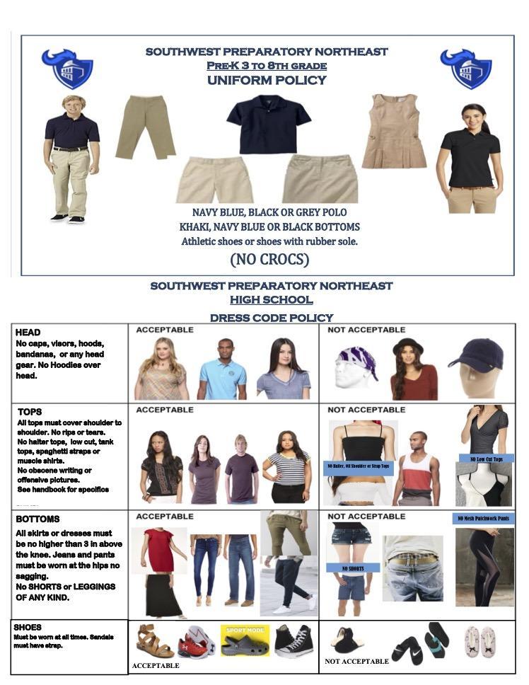 dress code for Northeast campus