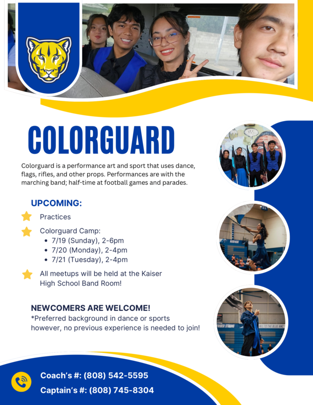 Colorguard flyer