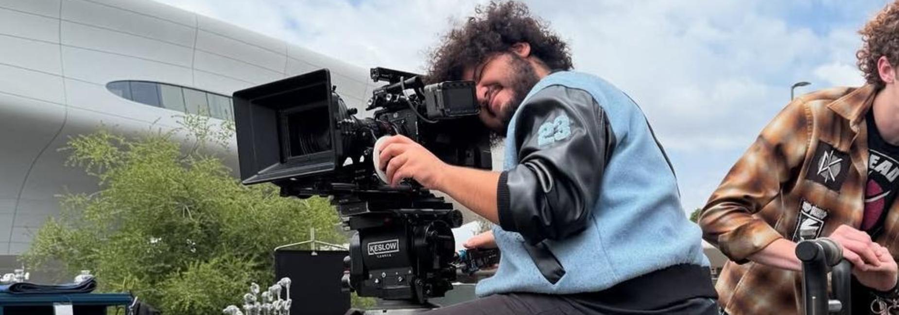 Fernando on camera