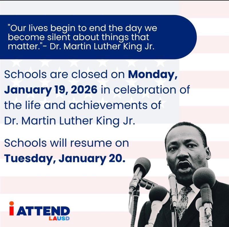 MLK Day Flyer January 19th, 2026