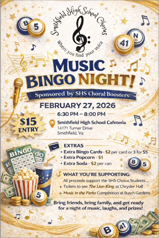 Music Bingo Night Feb. 27