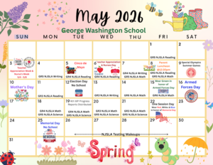 May 2026 Calendar-Washington School